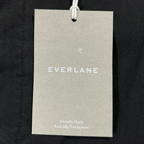 Everlane The Organic Straight Leg Pant Womens 12 Black - Picture 13 of 14